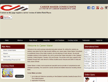 Tablet Screenshot of careermakerconsultants.com